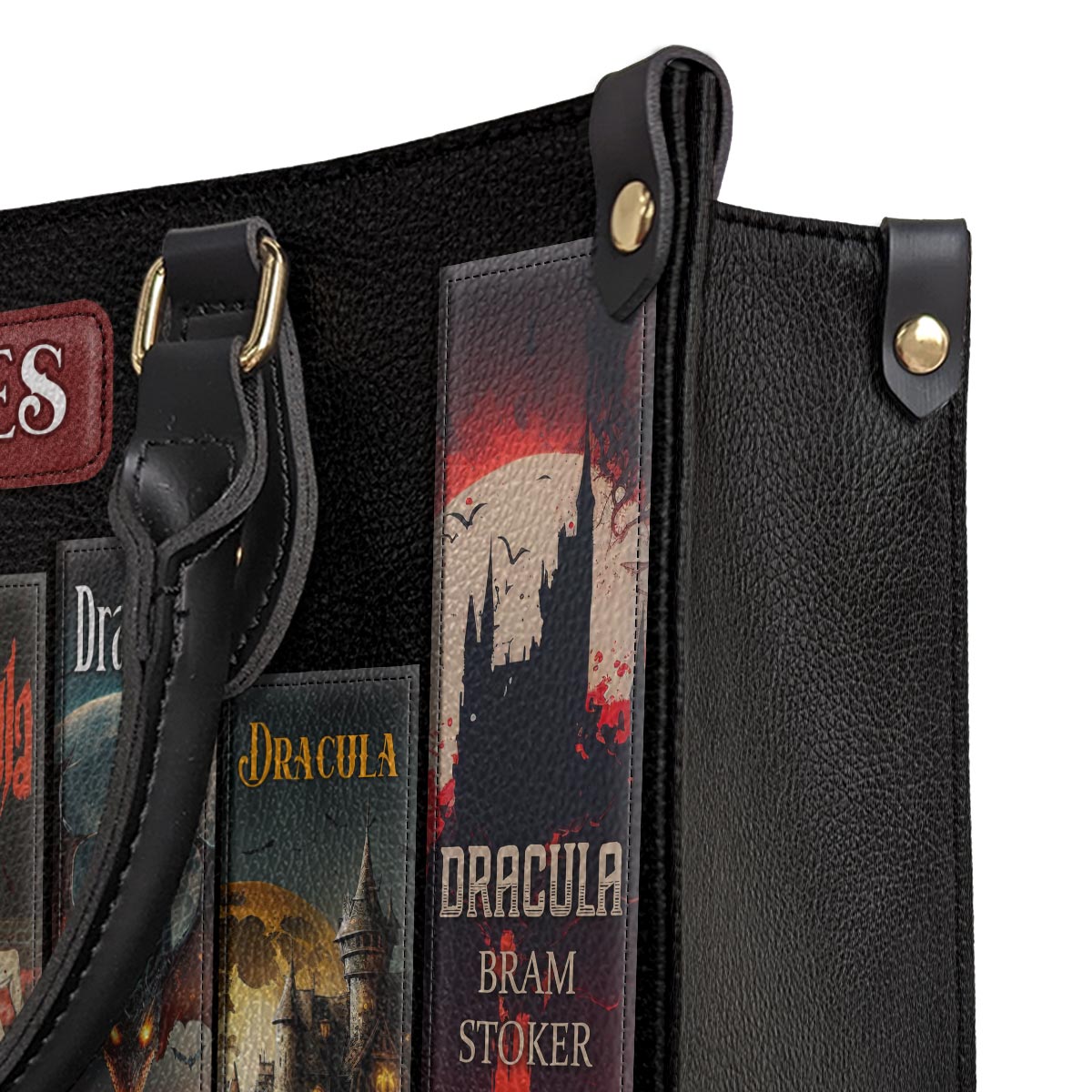 BRAM STOKER'S DRACULA Door Knocker Quilted Crossbody Bag in Black – La  Femme En Noir