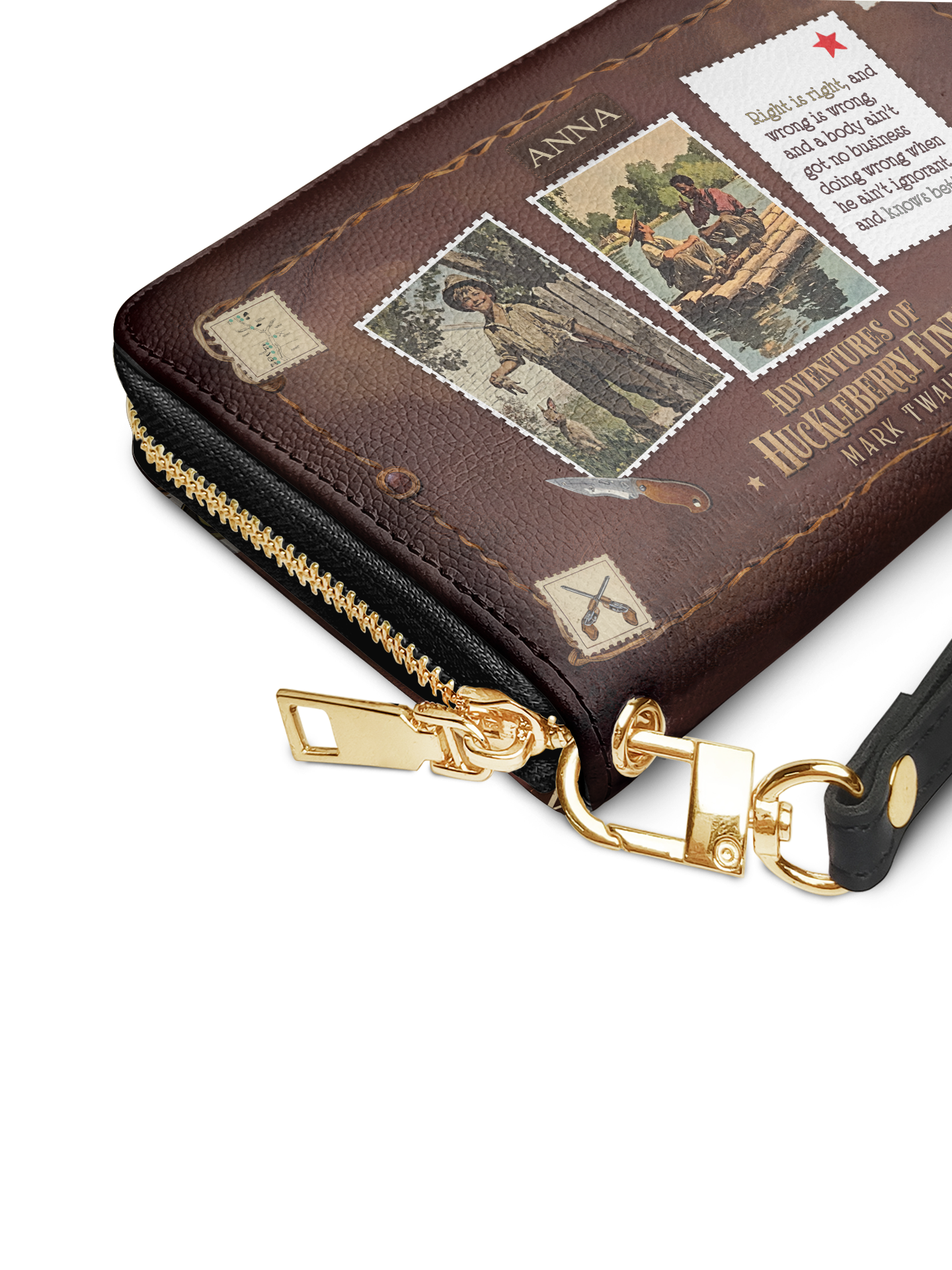 Adventures Of Huckleberry Finn HHRZ19087050FX Wallet