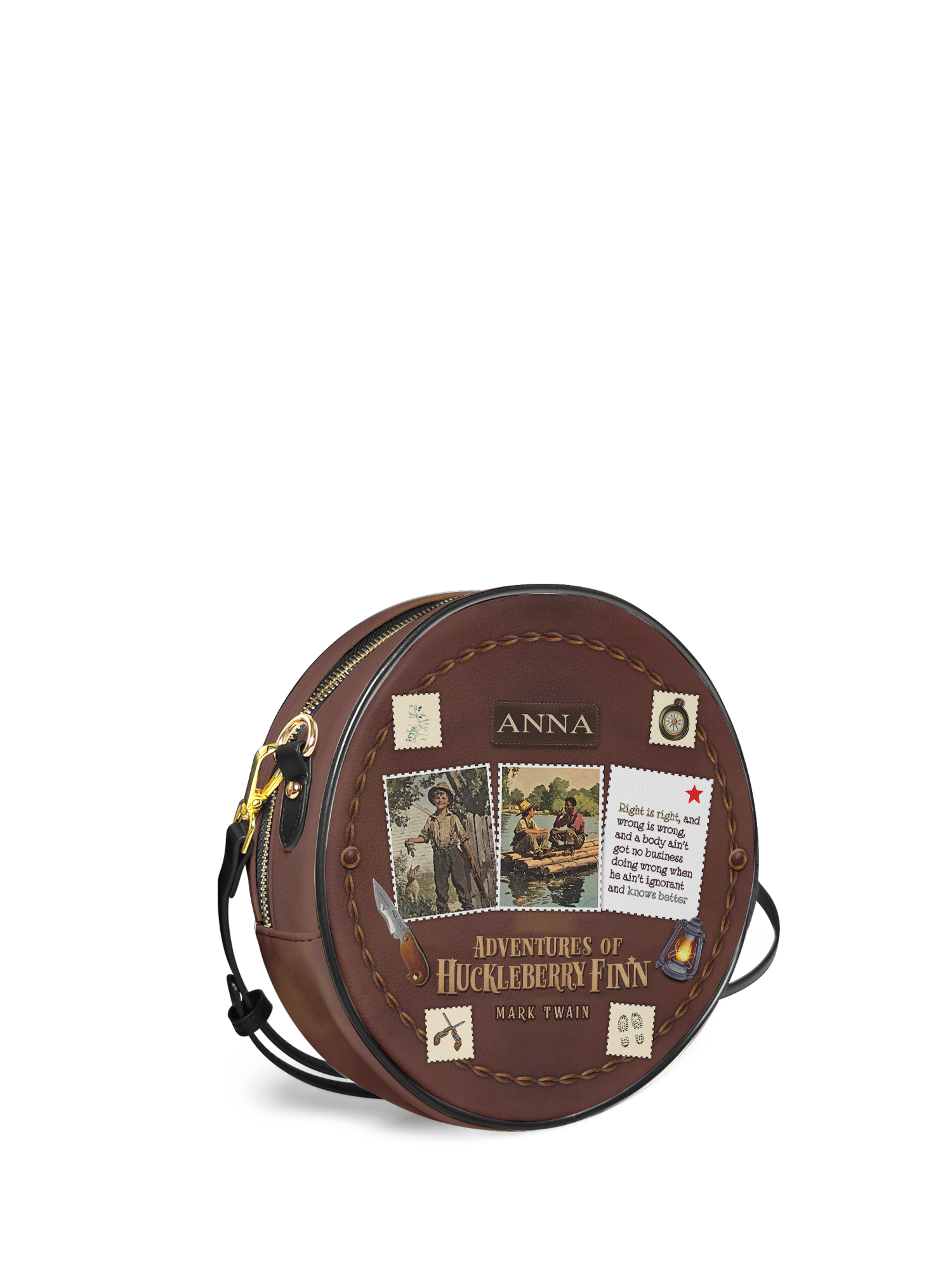 Adventures Of Huckleberry Finn HTRZ23089054VK Circle Crossbody Bag