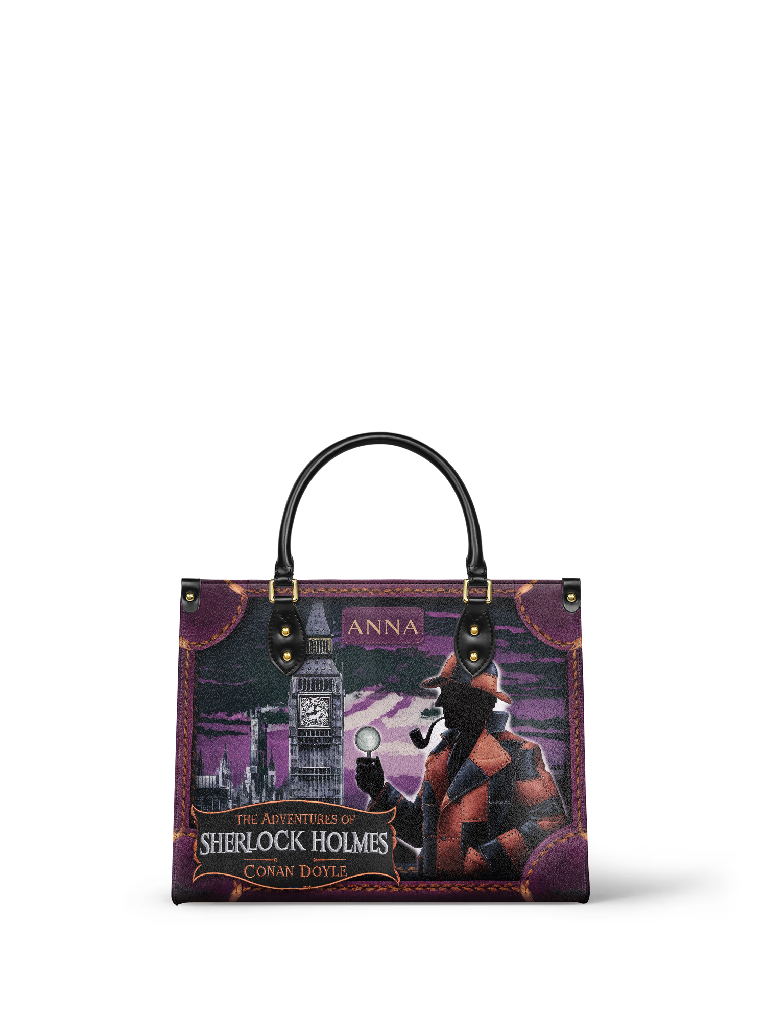 The Adventures Of Sherlock Holmes HHRZ21089694IS Leather Bag