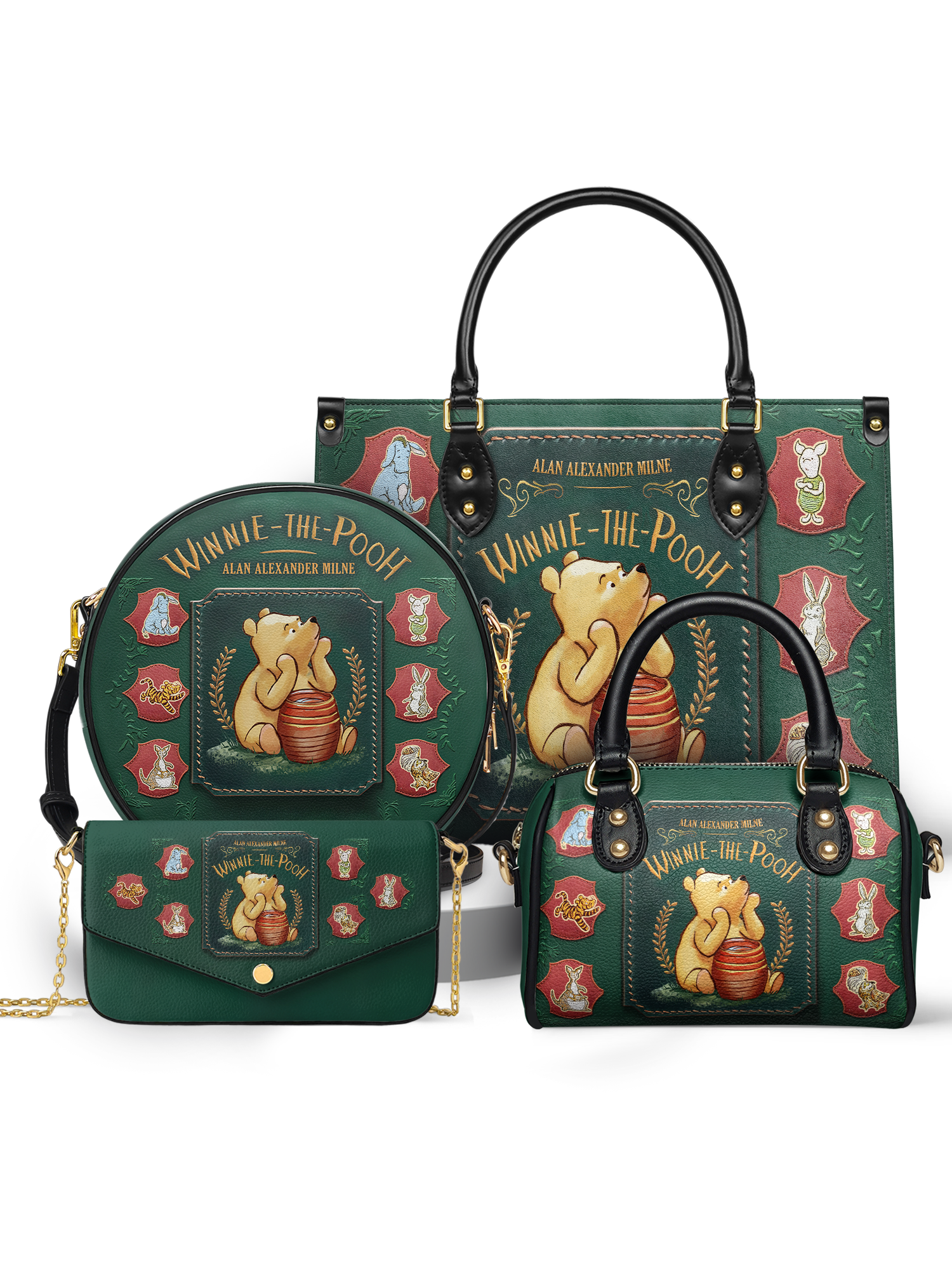 Winnie The Pooh Leather Tote Bag Bundle – SentenArts