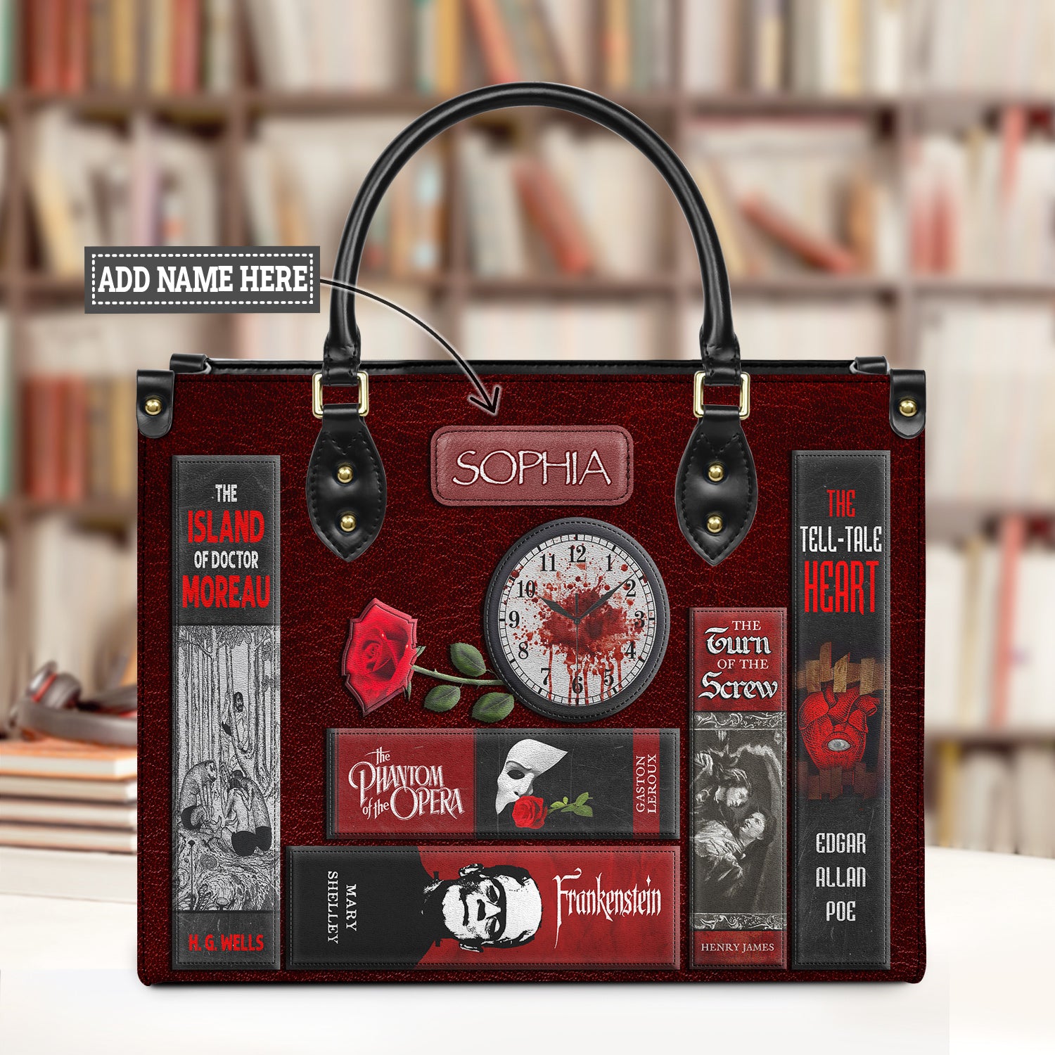 Libro Handbag | Horror | Dracula | Bram Stoker | TTLZ0802002A - SentenArts